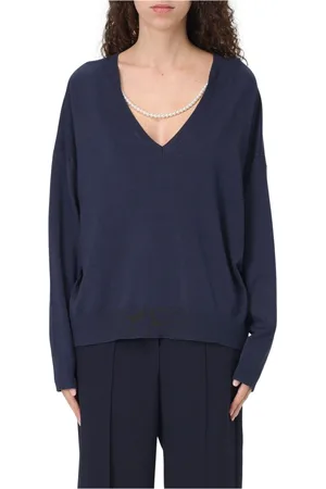 Liu Jo Dames, Truien, Blauw, Maat: S
