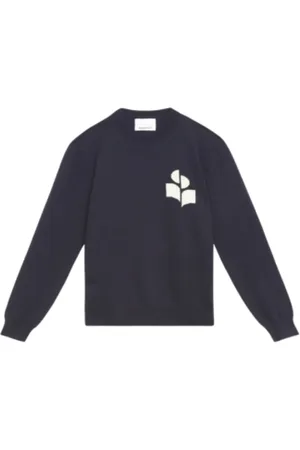 Isabel Marant Heren, Sweatshirts & Hoodies, Blauw, Maat: S Katoen