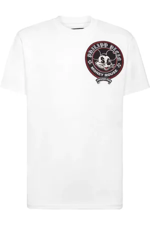 Philipp Plein Heren, Tops, Wit, Maat: 3XL Katoen