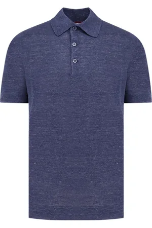 Brunello Cucinelli Heren, Tops, Blauw, Maat: XL Katoen