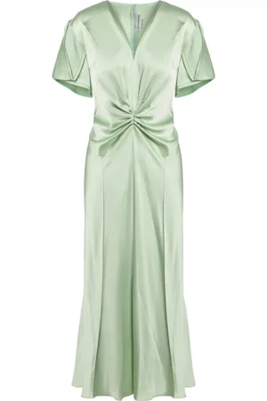 Victoria Beckham Dames, Jurken, Groen, Maat: S