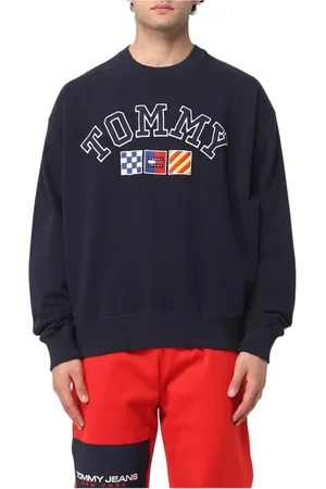 Tommy Hilfiger Heren, Sweatshirts & Hoodies, Blauw, Maat: S Katoen