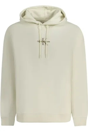 Calvin Klein Heren, Sweatshirts & Hoodies, Wit, Maat: XL Katoen