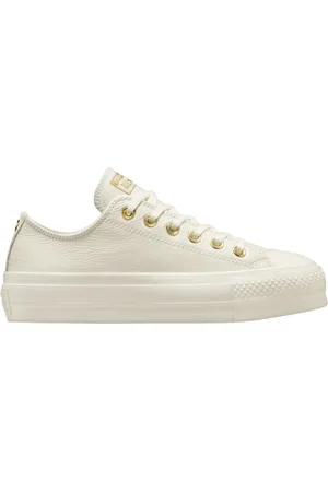 Converse Dames, Schoenen, Wit, Maat: 37 1/2 EU Leer