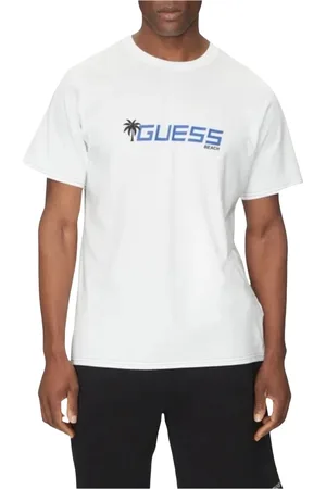Guess Heren, Tops, Wit, Maat: S Katoen