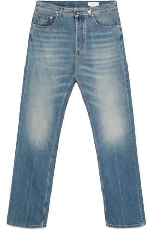 Alexander McQueen Heren, Jeans, Blauw, Maat: M Katoen