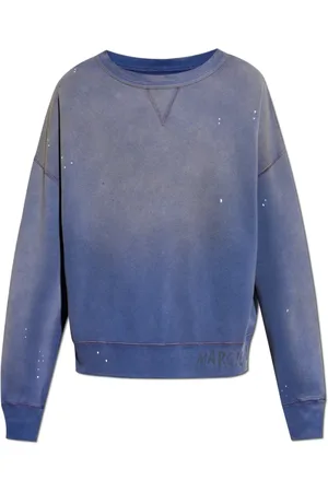 Maison Margiela Heren, Sweatshirts & Hoodies, Paars, Maat: M Katoen