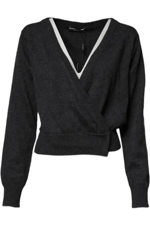 Dolce & Gabbana Dames, Truien, Grijs, Maat: XS Kasjmier