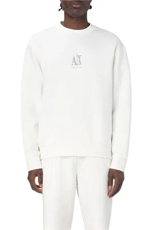 Armani Exchange Heren, Sweatshirts & Hoodies, Wit, Maat: L Katoen
