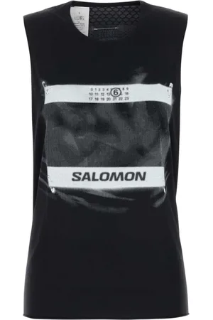 Maison Margiela Dames, Tops, Zwart, Maat: M Nylon