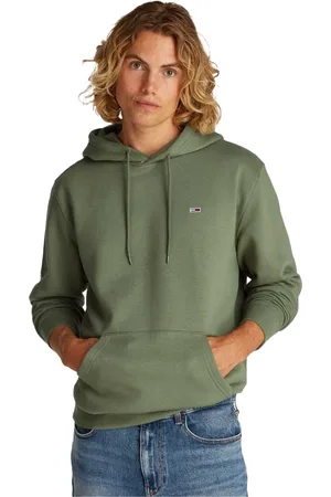 Tommy Hilfiger Heren, Sweatshirts & Hoodies, Groen, Maat: 2XL Katoen