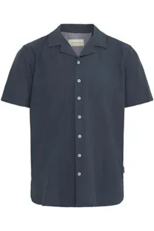 Blend Heren, Overhemden, Blauw, Maat: S