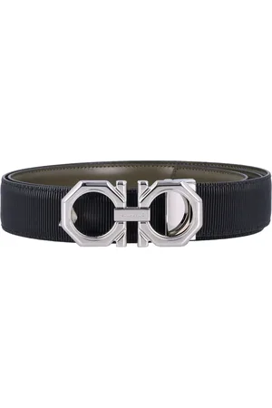 Salvatore Ferragamo Heren, Accessoires, Zwart, Maat: 115 CM Leer