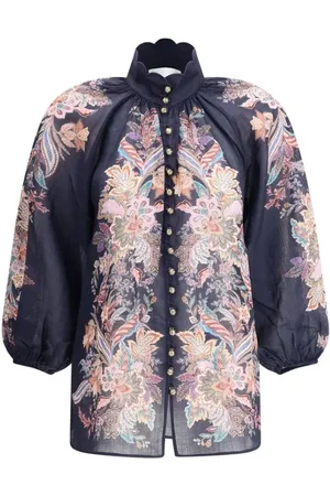 ZIMMERMANN Dames, Blouses & Shirts, Blauw, Maat: M
