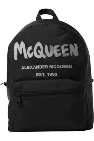 Alexander McQueen Heren, Tassen, Zwart, Maat: ONE Size Nylon