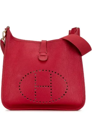 Hermès Dames, Pre-owned, Rood, Maat: ONE Size Leer