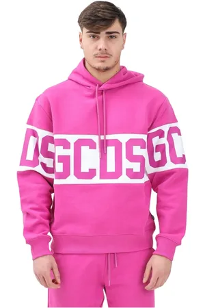 GCDS Heren, Sweatshirts & Hoodies, Roze, Maat: XS Katoen