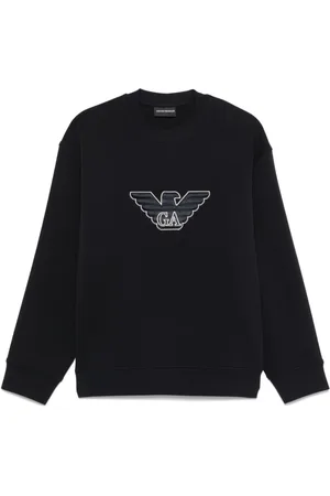 Emporio Armani Heren, Sweatshirts & Hoodies, Blauw, Maat: L