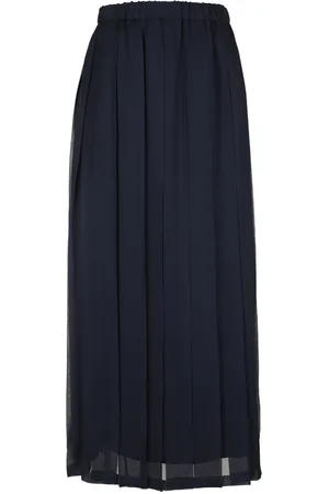 Aspesi Dames, Rokken, Blauw, Maat: XS Zijde
