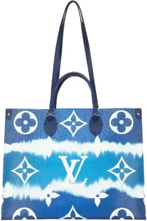 LOUIS VUITTON Dames, Pre-owned, Blauw, Maat: ONE Size Leer