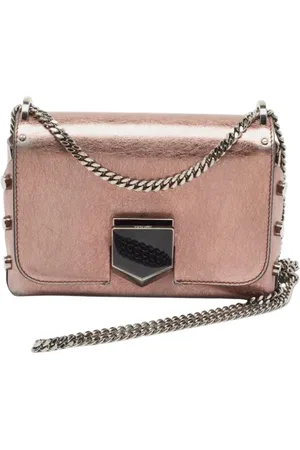 Jimmy Choo Dames, Pre-owned, Grijs, Maat: ONE Size Leer