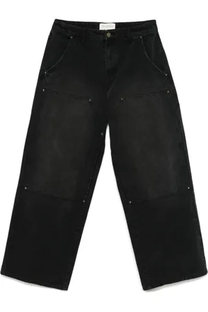 Untitled Artworks Heren, Jeans, Zwart, Maat: S