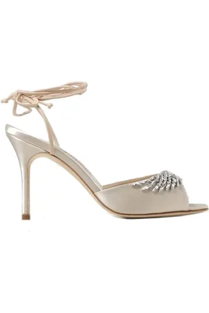 Manolo Blahnik Dames, Schoenen, , Maat: 36 EU Satijn