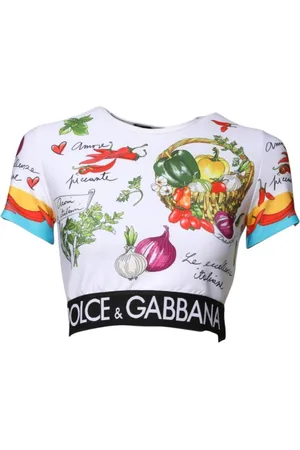 Dolce & Gabbana Dames, Tops, Veelkleurig, Maat: S Poliester