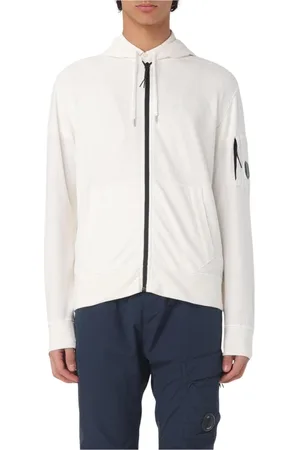 C.P. Company Heren, Sweatshirts & Hoodies, Wit, Maat: S Katoen