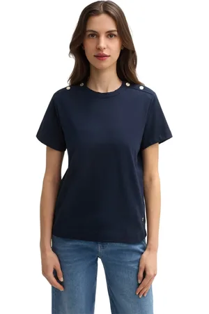 JOOP! Dames, Tops, Zwart, Maat: L Katoen
