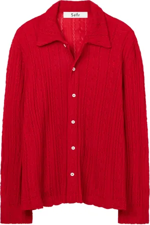 Séfr Dames, Blouses & Shirts, Rood, Maat: M