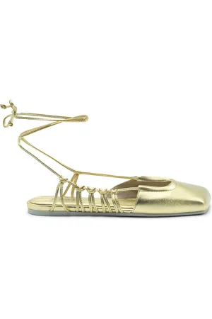 vic matiè Dames, Schoenen, Geel, Maat: 39 1/2 EU Leer