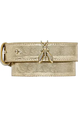 Patrizia Pepe Dames, Accessoires, Geel, Maat: M Leer