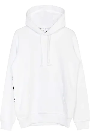 Comme des Garçons Heren, Sweatshirts & Hoodies, Wit, Maat: L Katoen