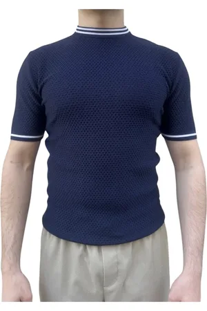 ELEVENTY Heren, Truien, Blauw, Maat: S