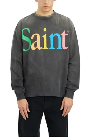 ©SAINT M×××××× Heren, Sweatshirts & Hoodies, Zwart, Maat: XL