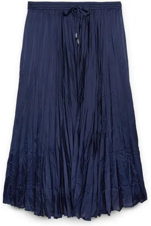 Fiorella rubino Dames, Rokken, Blauw, Maat: S Satijn