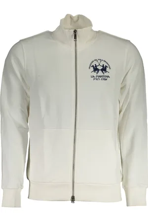 La Martina Heren, Sweatshirts & Hoodies, Wit, Maat: XL