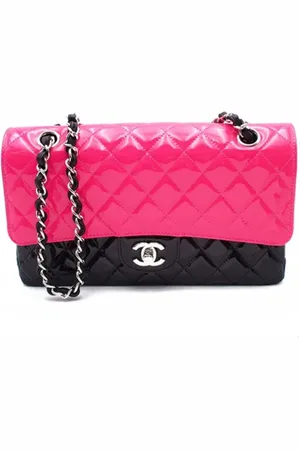 CHANEL Dames, Pre-owned, Roze, Maat: ONE Size Leer