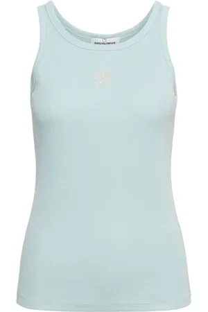 &Co Woman Dames, Tops, Blauw, Maat: 2XL Katoen