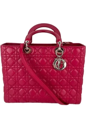 Dior Dames, Pre-owned, Rood, Maat: ONE Size Leer
