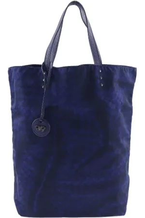 Bottega Veneta Dames, Pre-owned, Blauw, Maat: ONE Size Nylon