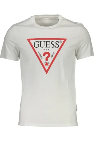 Guess Heren, Tops, Wit, Maat: 2XL Katoen