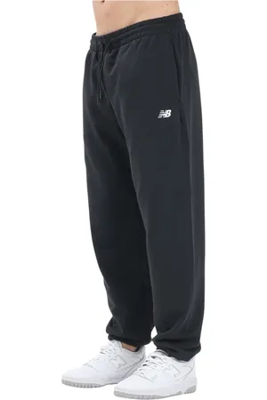 New Balance Heren, Broeken, Zwart, Maat: XL Katoen