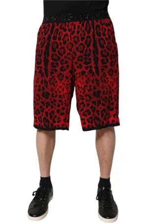 Dolce & Gabbana Heren, Korte broeken, Rood, Maat: M Viscose
