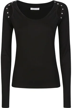 Patrizia Pepe Dames, Tops, Zwart, Maat: XS