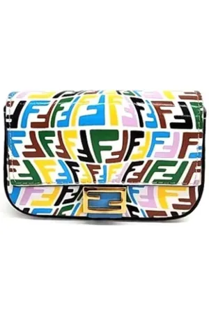 Fendi Dames, Pre-owned, Veelkleurig, Maat: ONE Size Leer