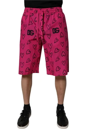 Dolce & Gabbana Heren, Korte broeken, Roze, Maat: M Katoen