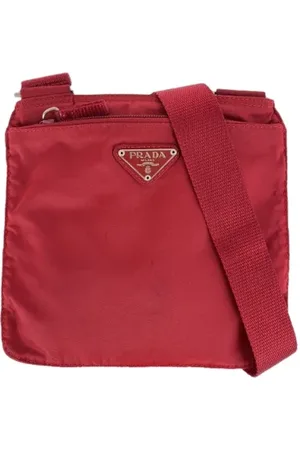 Prada Dames, Pre-owned, Rood, Maat: ONE Size Nylon
