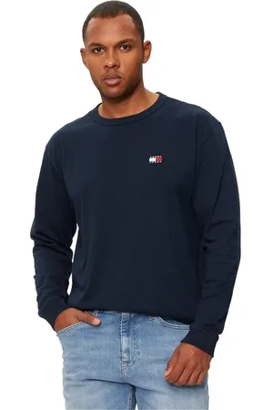 Tommy Hilfiger Heren, Sweatshirts & Hoodies, Blauw, Maat: L Katoen